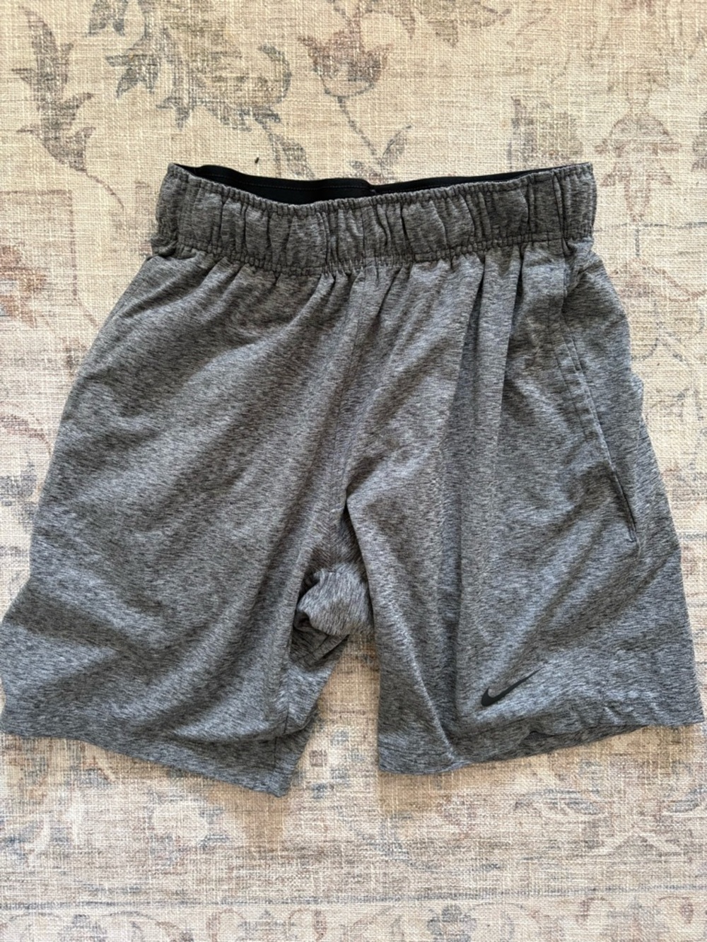 Nike Dri-FIT Heather Gray Athletic Shorts